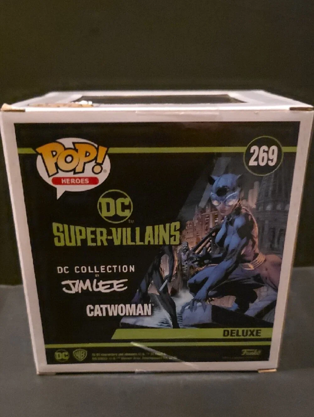 Funko Pop! Heroes Catwoman Deluxe Vinyl - Black & Green Goggles - Picture 4 of 6